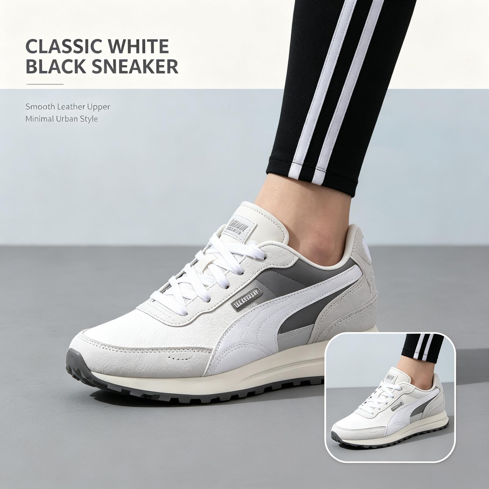 PUMA Men White Black Low Top S - Men Shoes Puma のレビューと価格