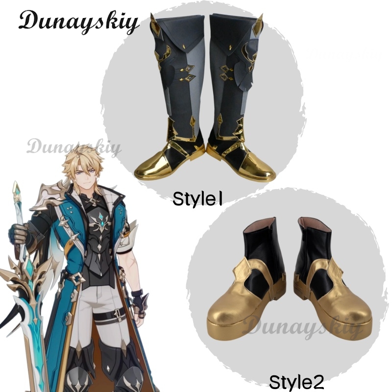 Varka Bareuka Cosplay Boots Ge - Men'S Shoes For Suits のレビューと価格