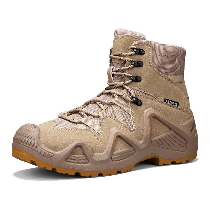 Men Tactical Boots Lace Up Bra - Men'S Shoes For Work のレビューと価格