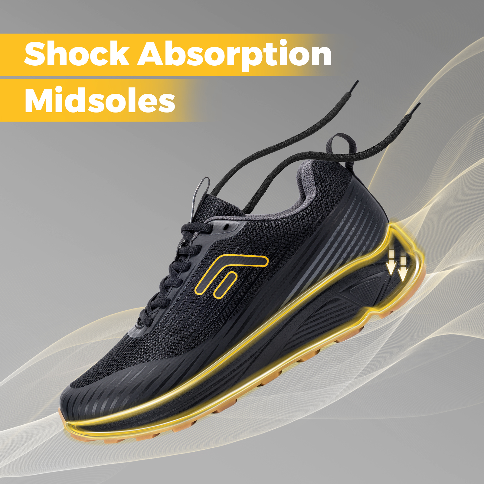 Fittington Men’s Sports Shoes  - Men'S Shoes Wide Width のレビューと価格