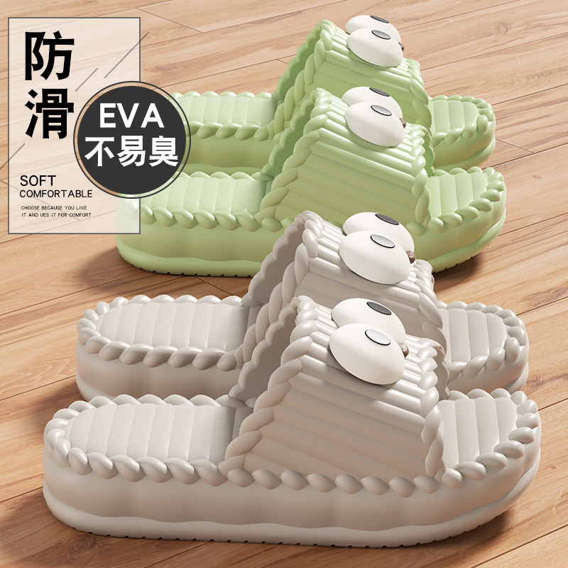 Soft Slippers Women Men Couple - Men'S Shoes With Toes のレビューと価格