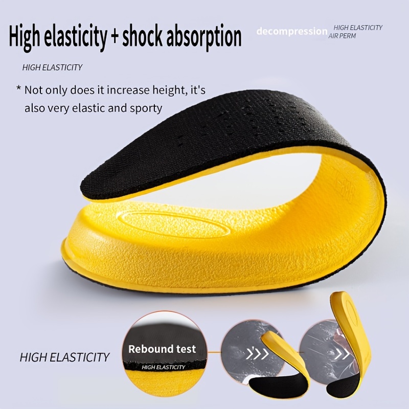 1 Pair 1.5-3.5cm Invisiable He - Men Shoes Yellow のレビューと価格