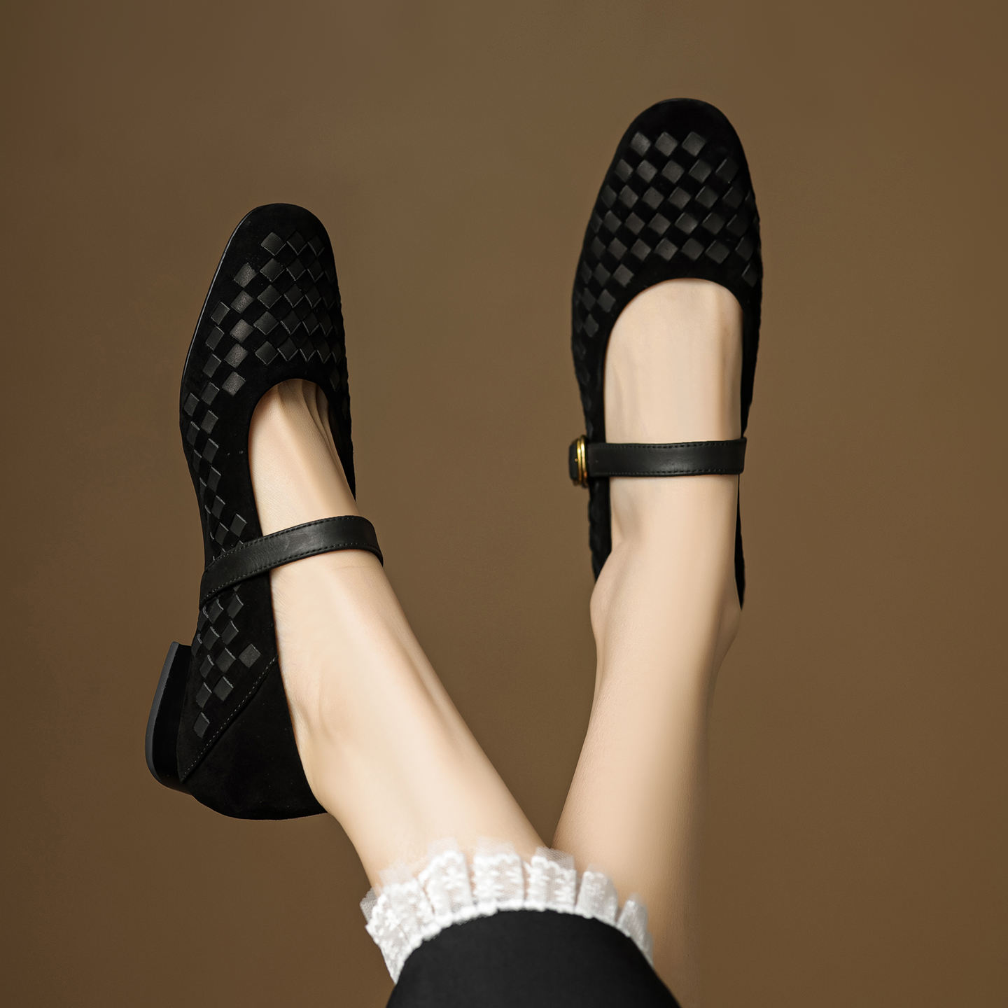 Handmade Genuine Woven Texture - Men'S Shoes To Women'S のレビューと価格