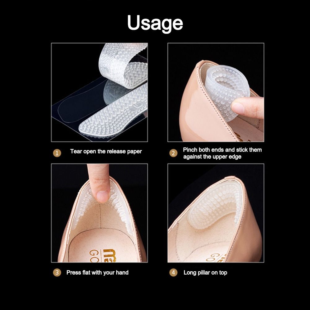 2Pcs Durable Silicone Heel Sti - Men'S Shoes Grip のレビューと価格