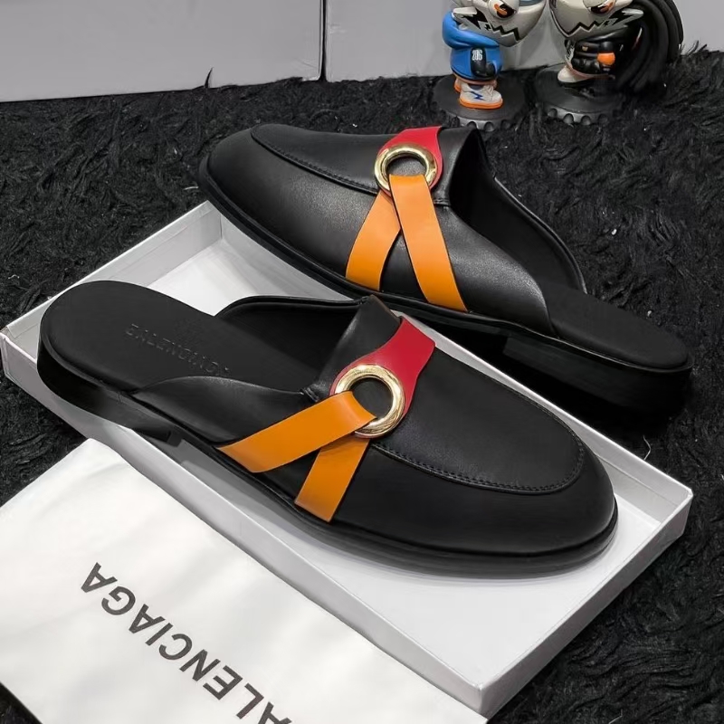 Fashionable Men Slippers Europ - Men'S Shoes For Suits のレビューと価格