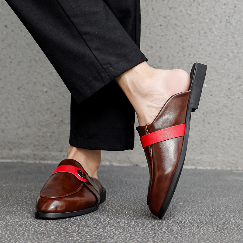 Fashionable Men Slippers Europ - Men'S Shoes For Suits のレビューと価格
