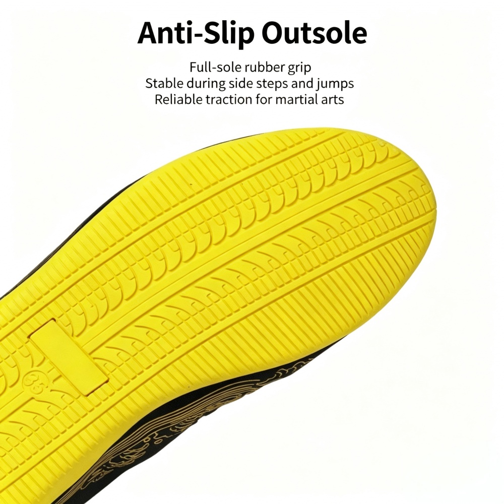 Glossy Genuine Leather Kung Fu - Men Shoes Yellow のレビューと価格