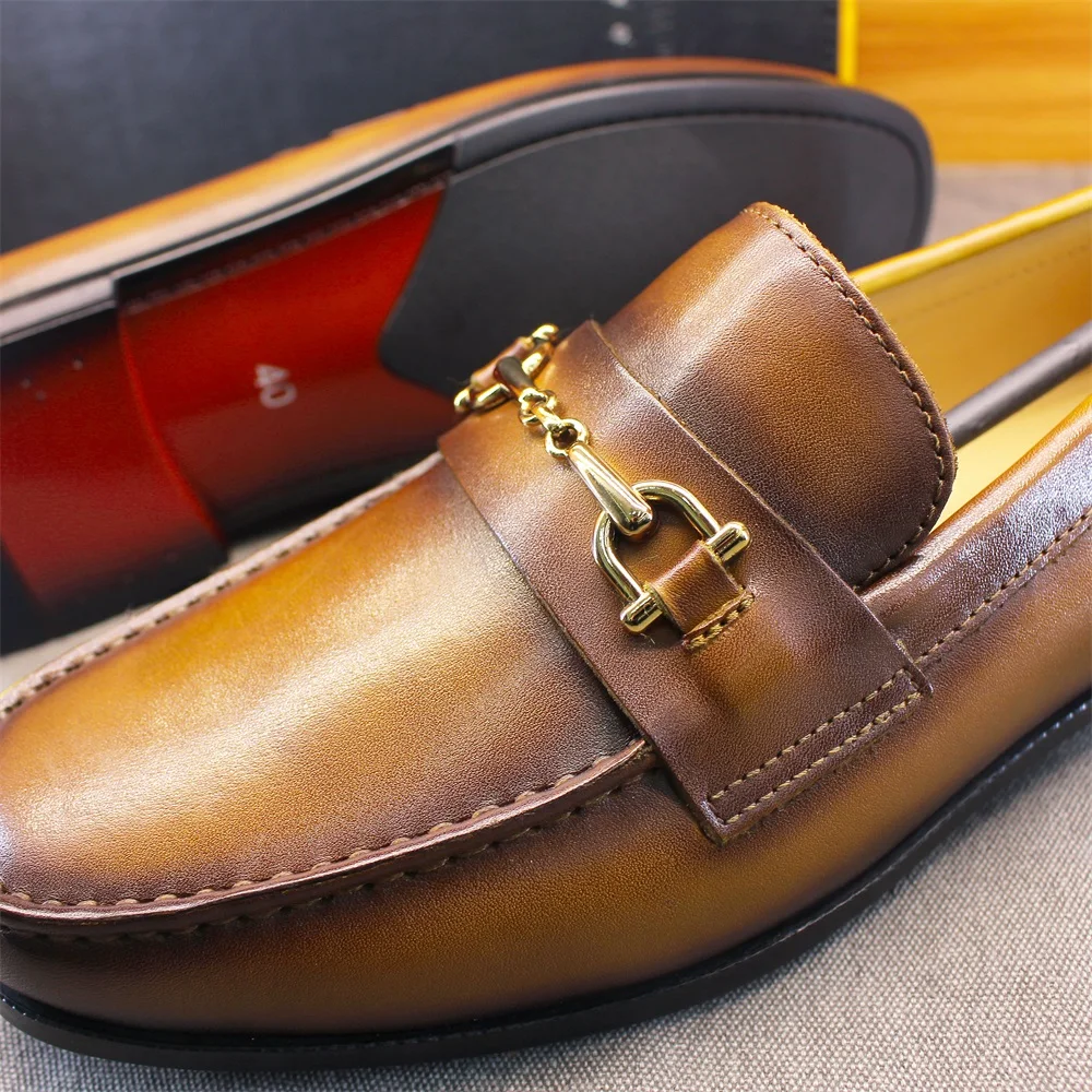 Men's Loafers Dress Shoes roun - Men'S Shoes With Toes のレビューと価格