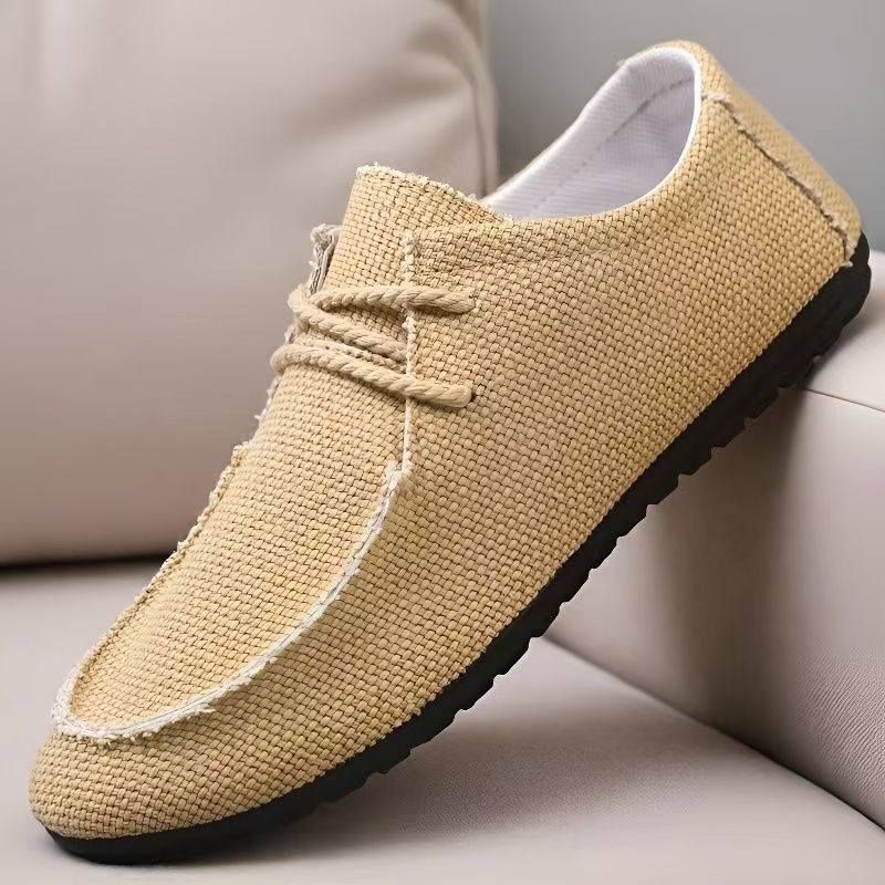 Men Big Size Lace Up Canvas Sh - Men'S Shoes For Work のレビューと価格