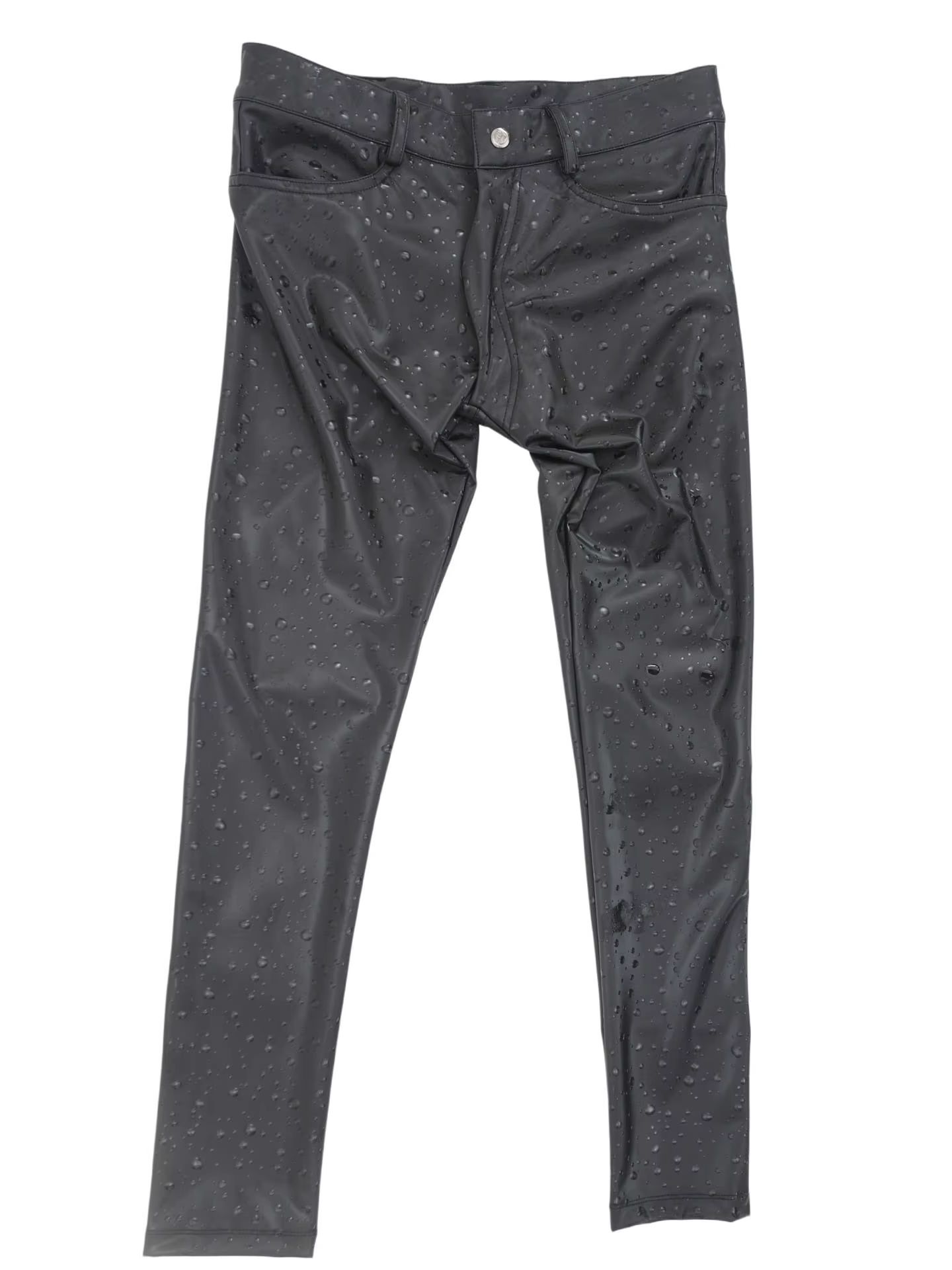 3D Water Drop Print Elastic PU - Men'S Shoes For Jeans のレビューと価格