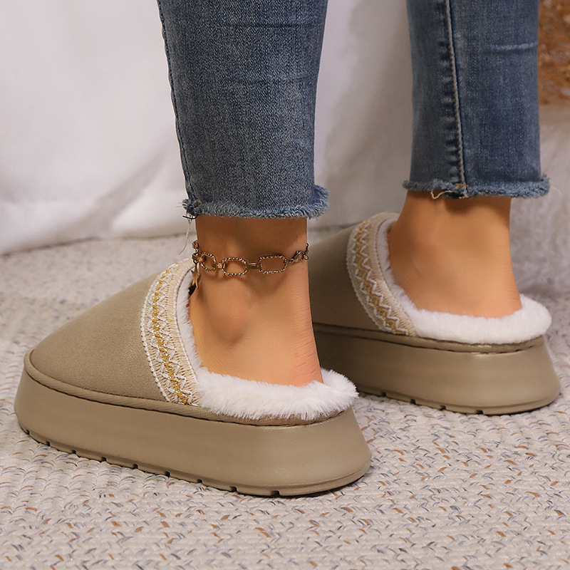Home Slipper Women Winter Warm - Men'S Shoes Grip のレビューと価格