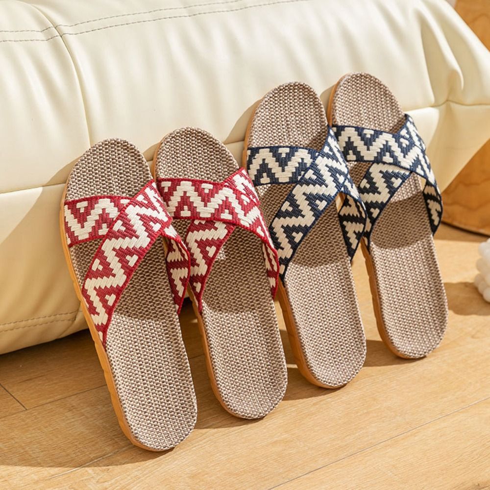 Fashion Ethnic Style Linen Cro - Men'S Shoes To Women'S のレビューと価格